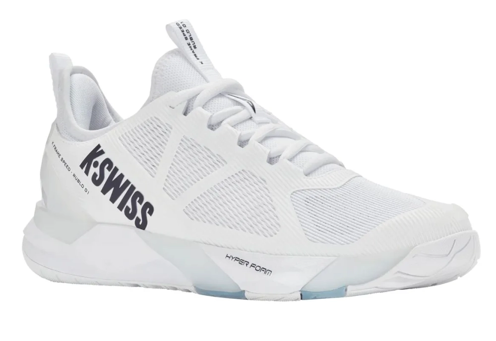 Мужские кроссовки теннисные K-Swiss K-Frame Speed Rublo - white/peacot