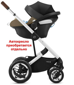 Коляска Cybex Talos S Lux SLV complete 2 в 1 Stone Grey с дождевиками
