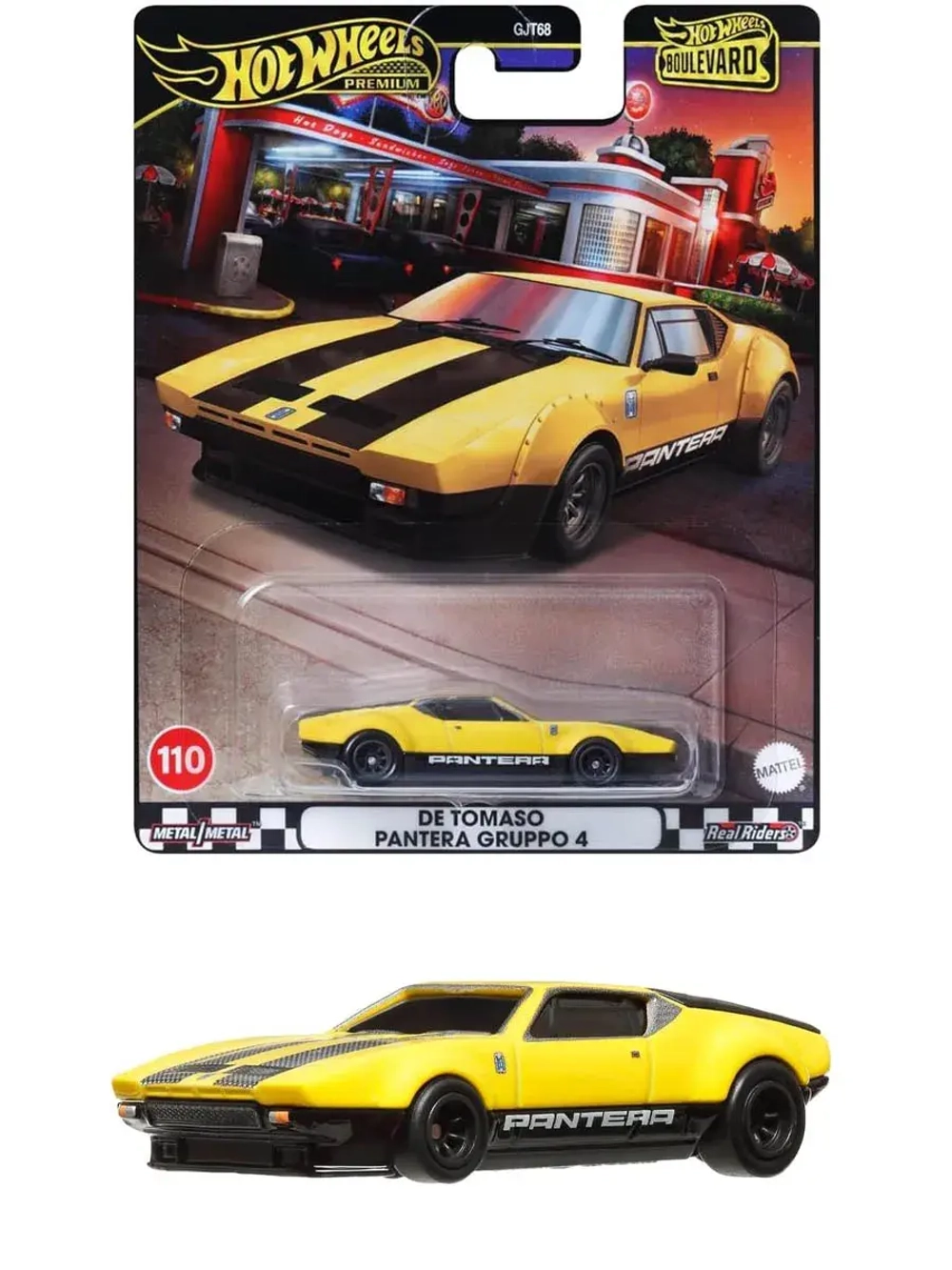 Машинка Хот Вилс Премиум De Tomaso Pantera GTS GJT68 HRT75