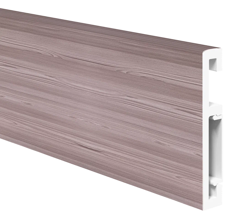 Напольный плинтус ПВХ Foresta Grace Эсперальба Сатурн FG 022 2000х70х13 мм