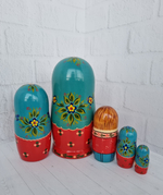 Матрешка "с курочкой" традиция 5мест