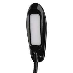 Настольный светильник ЭРА NLED-478-8W-BK светодиодный на прищепке черный