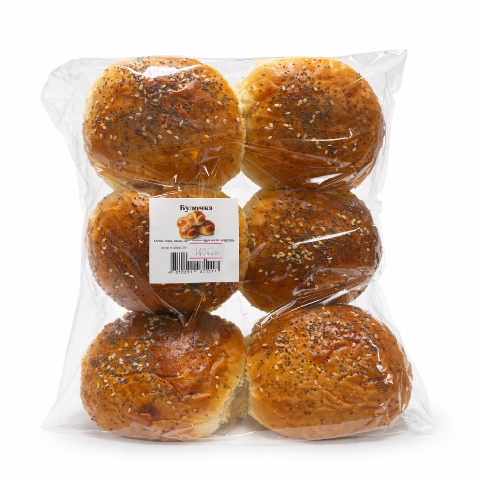Булочки ИП Ержанова без начинки 300 гр