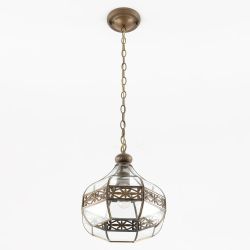 Citilux Гера-2 CL444210 Подвесной светильник витражный Бронза