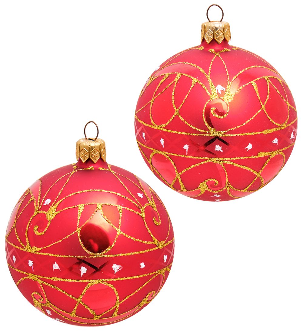 Элита НФШ-1212/1 Набор ел.украшений Шар 2шт «Восточная сказка» 80 мм