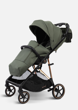 Peppy Коляска прогулочная Amici (Green) рама Black