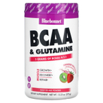 Bluebonnet Nutrition, BCAA и глютамин, клубничный киви, 13,23 унции (375 г)