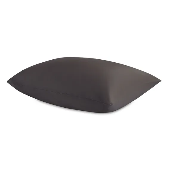 Набор наволочек из премиального сатина темно-серого цвета из коллекции essential, 50х70 см