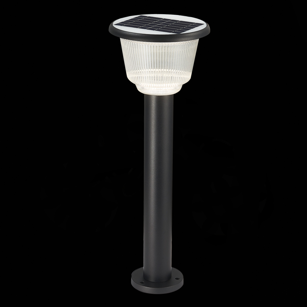 SL9502.405.01 Светильник уличный наземный ST-Luce Черный/Черный, Прозрачный LED 1*2W 3000-6000K SOLARIS