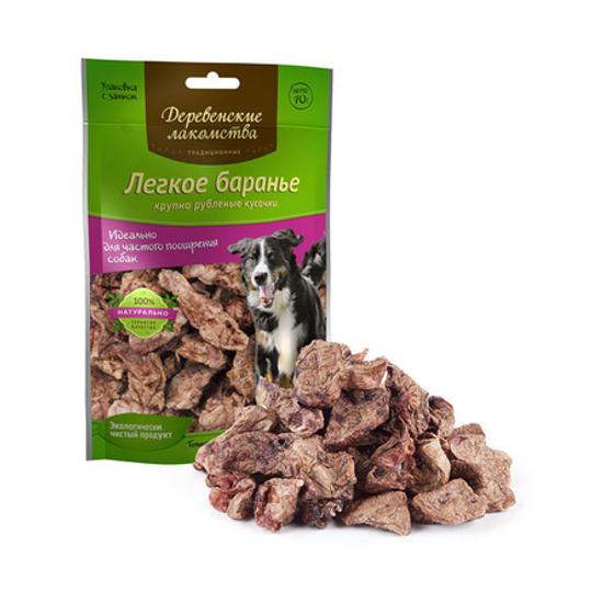 Деревенские Лакомства для крупных пород легкое ГОВЯЖЬЕ, 70 г Деревенские Лакомства для крупных пород легкое ГОВЯЖЬЕ, 70 г