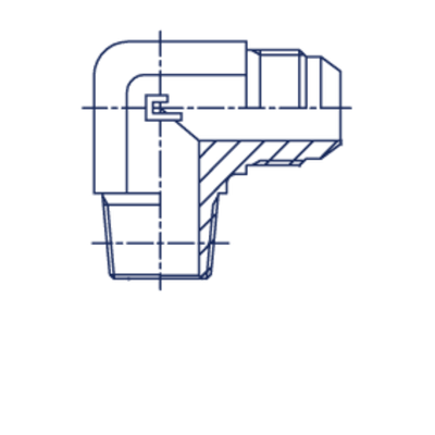 Штуцер FC90 JIC 1.1/16 - NPTF 1