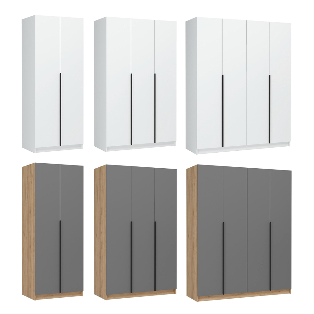 Шкаф Woodville Широн 1600 белый, белый