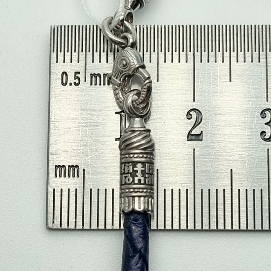 190012 Кожаный шнурок с винтовым замком