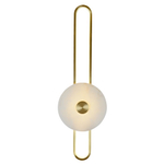 Настенный светильник Belfast Ravenhill 2276 33W 80 BR MB Латунь / Камень