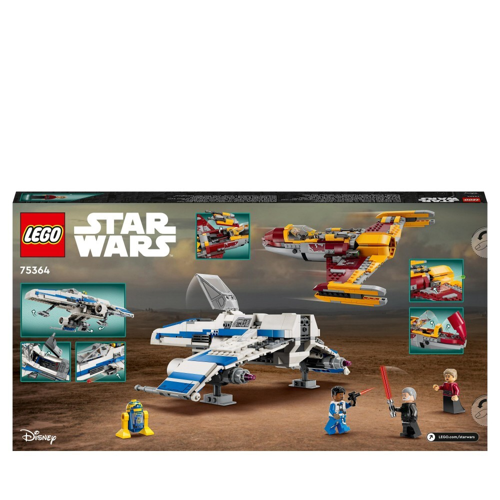 LEGO Star Wars — E-Wing Новой Республики против звездного истребителя Шин Хати 75364