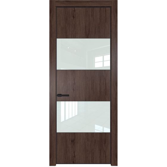 Profil Doors 22NA дуб тобакко стекло белый лак