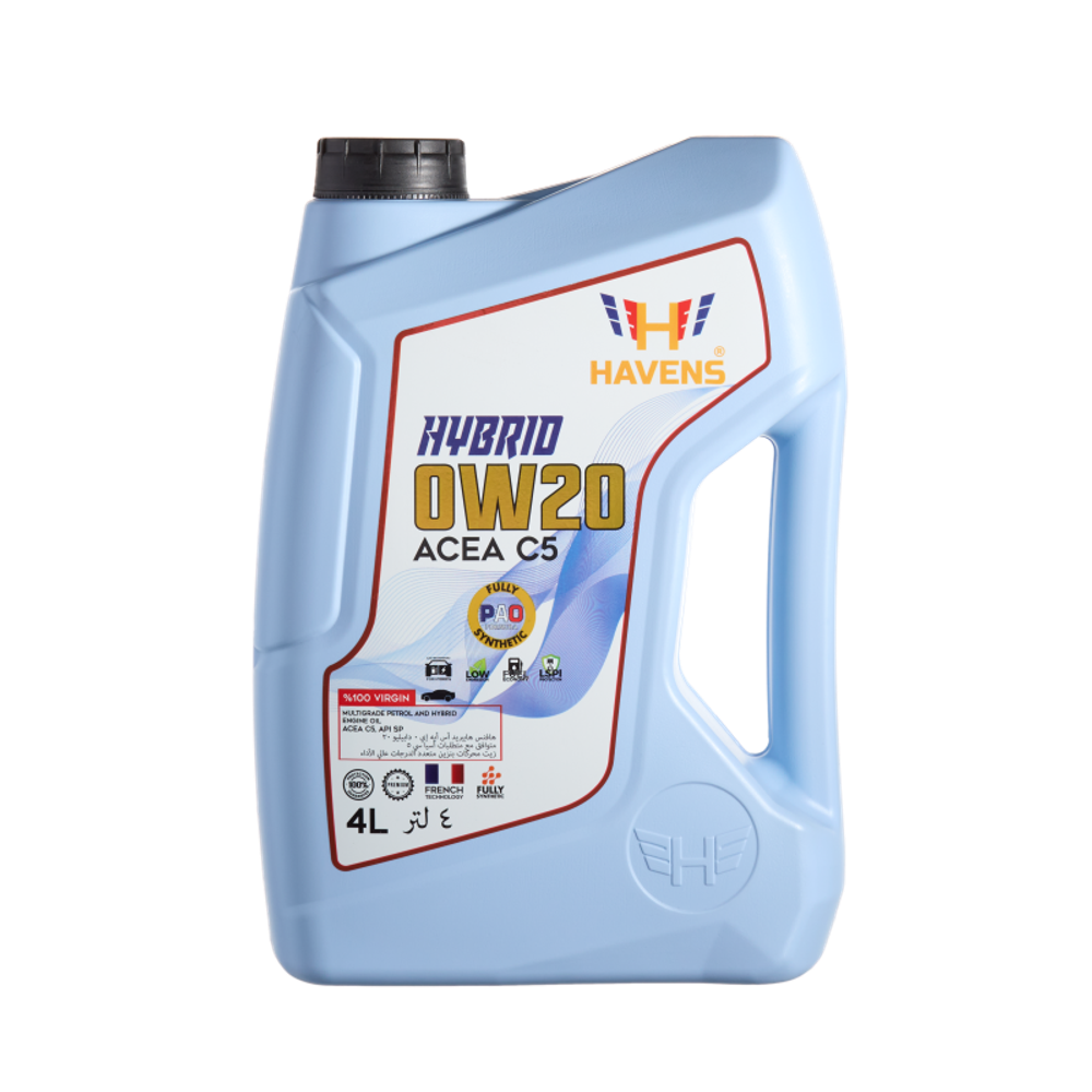 HH0W20SP4 Havens Hybrid SAE 0W20 API SP ACEA C5, API SP, SN PLUS, SN/CF 4L