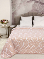 Покрывало на кровать, стеганое, поплин с размерами 215х220