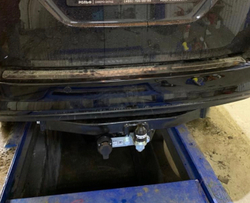 Фаркоп Motodor Toyota Fortuner c 2015 г. (оцинкованный шар)(паспорт и сертификат в комплекте)(без электрики) 92522-FE