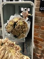 Гранд букет из кудрявой хризантемы КУПЕР