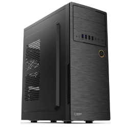 CBR Корпус ATX Miditower E180, c БП ATX450-12EC (450W/120mm), 2*USB 2.0, HD Audio+Mic, Black [PCC-ATX-E180-USB22-450W]