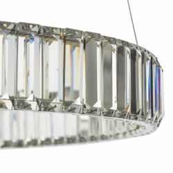 Citilux Чезаре CL338161 LED Люстра хрустальная с пультом Хром