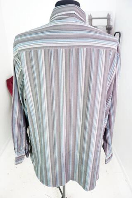 Рубашка полосатая, маркировка 47/48, визуально на 60 размер