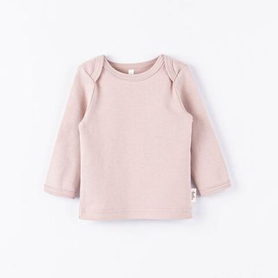 Long-sleeved T-shirt 3-18 months - Powder Pink