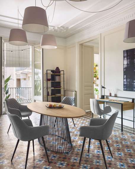 Большой овальный стол Leska 200х110 см | La Forma | Испания | Купить в Hallberg.ru