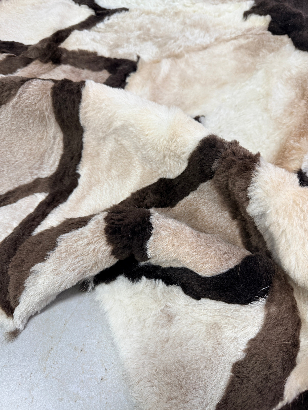 Ковер шкура натуральная овчина меховой