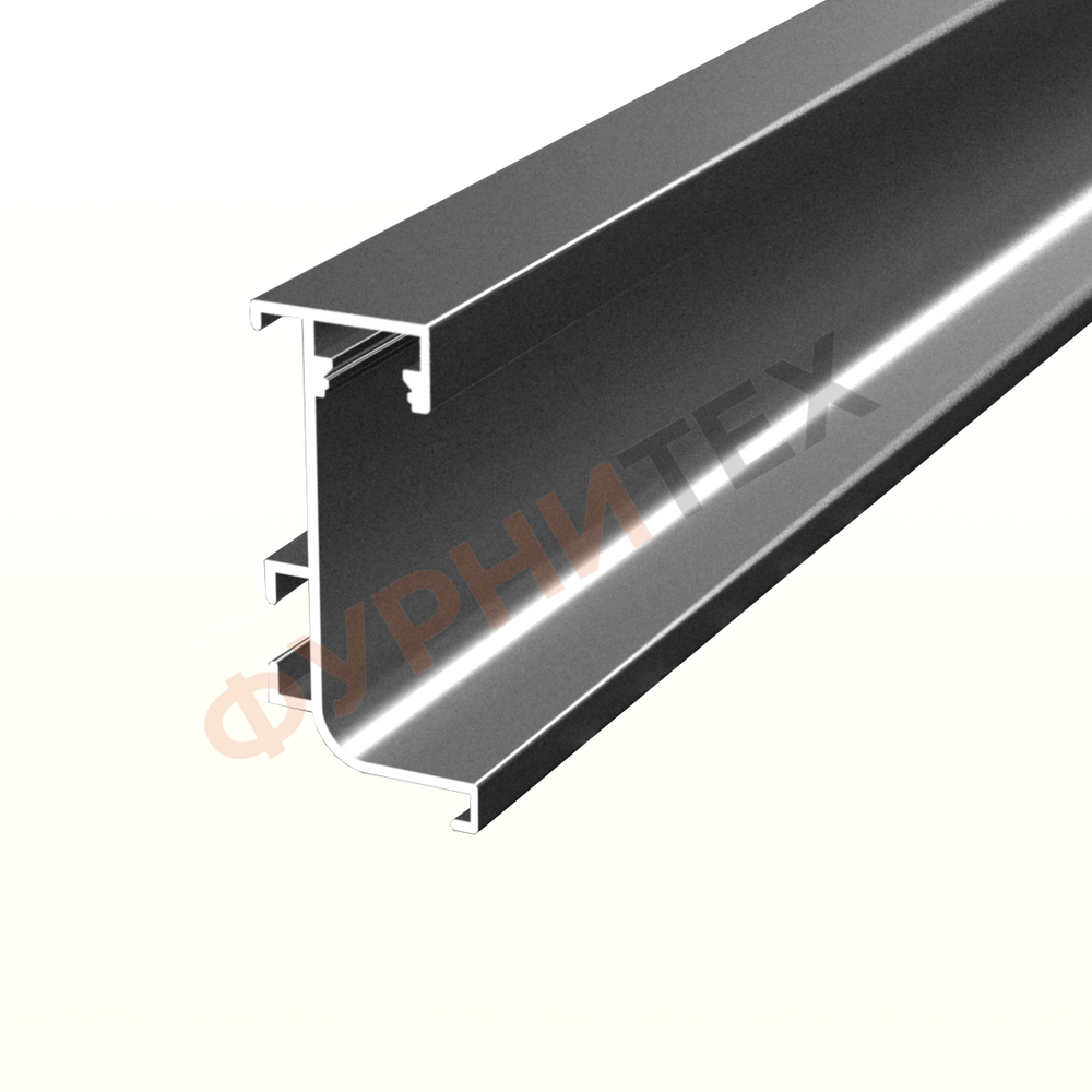 Алюминиевый рамочный профиль для фасадов, Серебро купить с доставкой, Казахстан