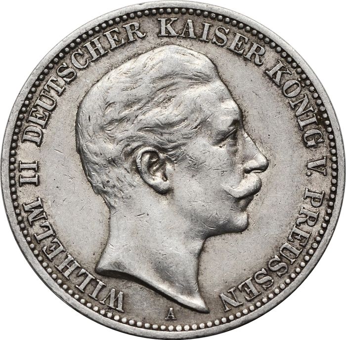 3 марки 1909 Германская империя (Пруссия)