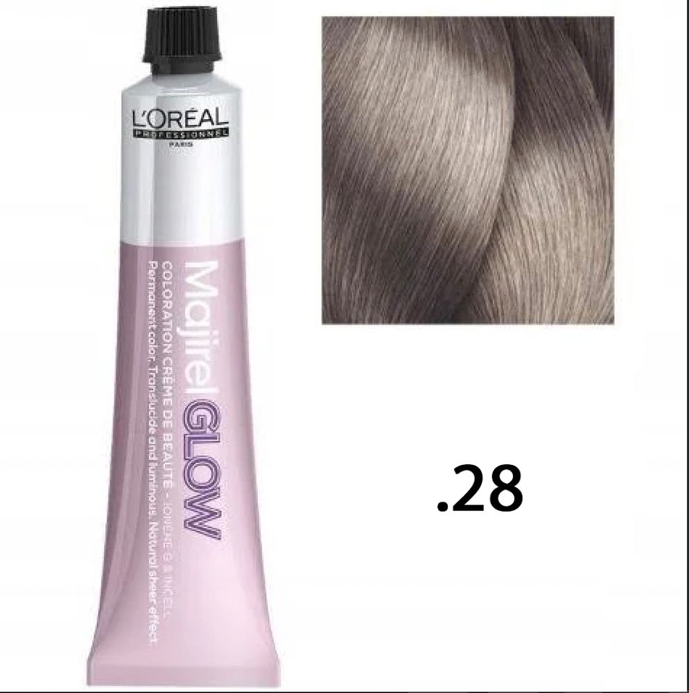 L&#39;Oreal Professionnel Majirel glow light base .28 Песочно-розовый 50мл