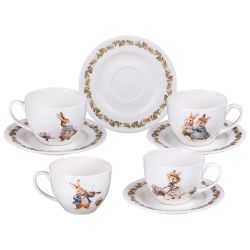 ЧАЙНЫЙ НАБОР LEFARD "RABBITS FAMILY" НА 4 ПЕР. 8 ПР. 250 МЛ