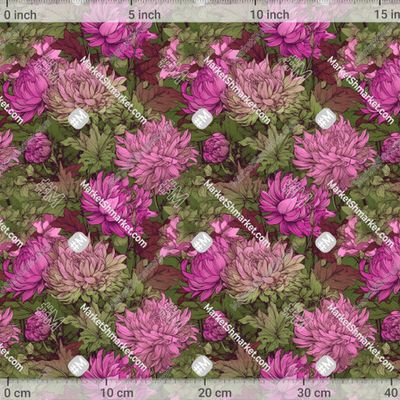 Сиреневые георгины by Мир Натали 429 DPI