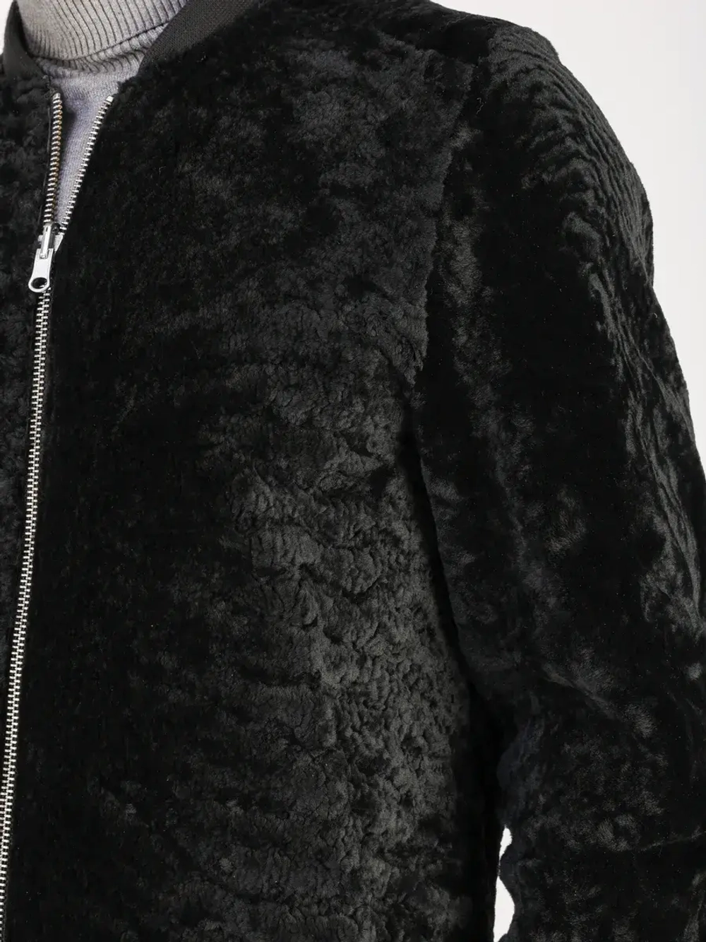 Дубленка зимняя натуральная двухсторонняя шуба бобмер