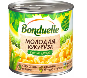 КУКУРУЗА BONDUELLE МОЛОДАЯ 212МЛ