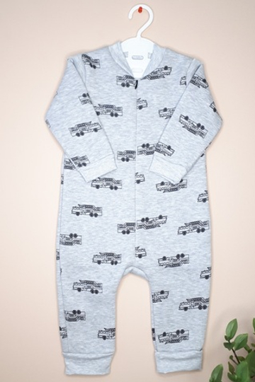 Комбинезон Пожарная машина 2 (серый)