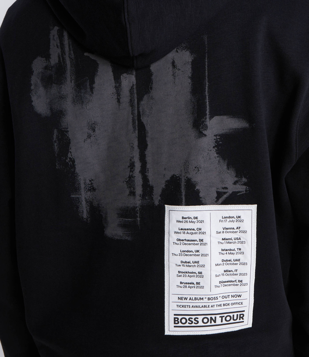 Худи We_Patchwork BOSS ORANGE - черный(50511043)