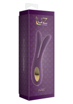 Фиолетовый сплит-вибромассажёр Flare Bunny - 16 см. (Цвет: фиолетовый)