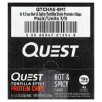 Quest Nutrition, Протеиновые чипсы по типу тортильи, острые и пряные, 8 пакетиков по 32 г (1,1 унции)