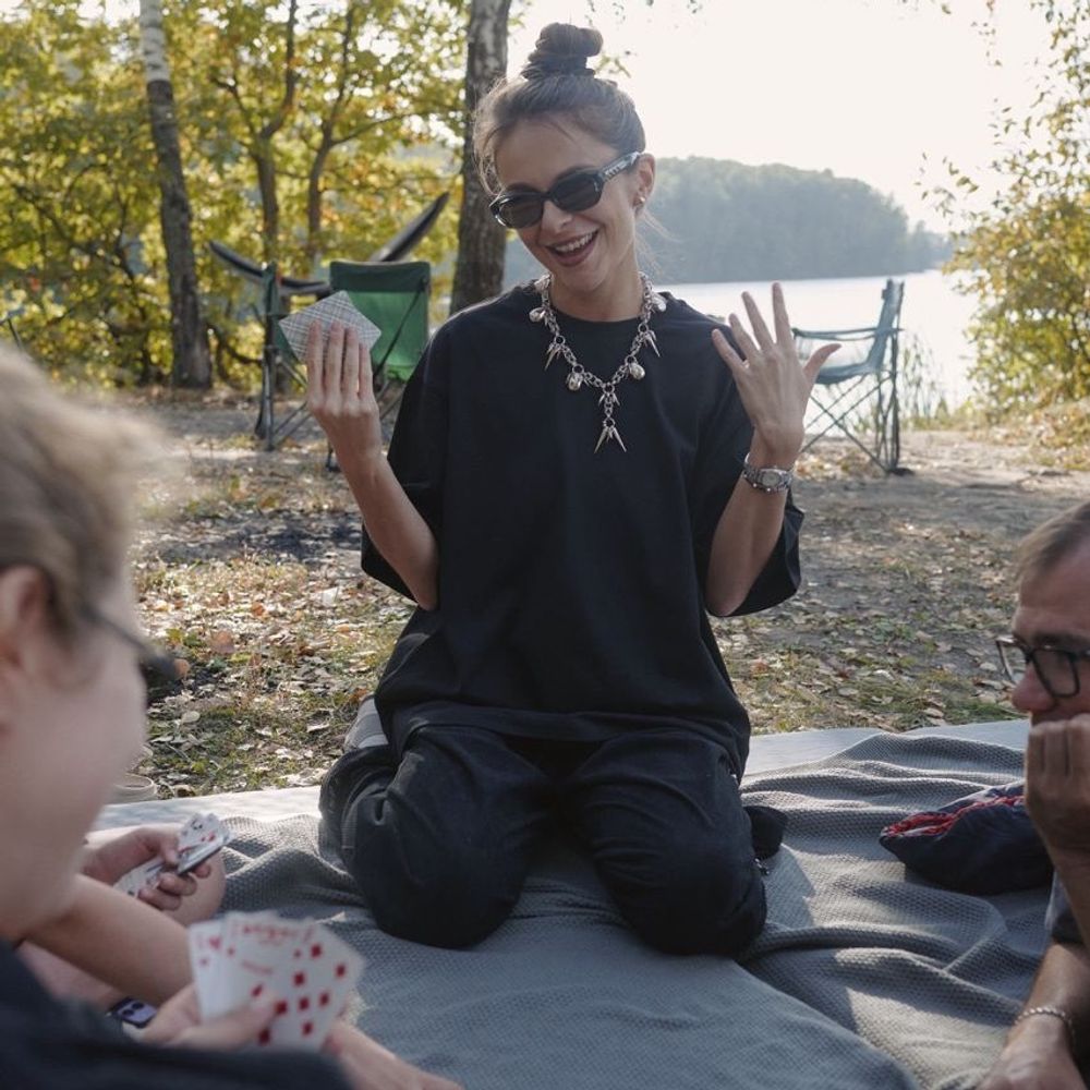 Футболка Смерч Оверсайз #7 черная