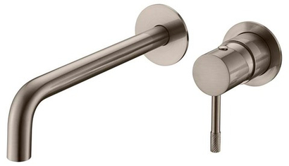 Boheme Смеситель для умывальника из стены, Uno. Nickel Brush