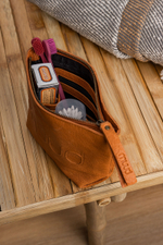 Косметичка MUUD  "Laura make-up bag" Whisky, 15 х 22 х 18 см