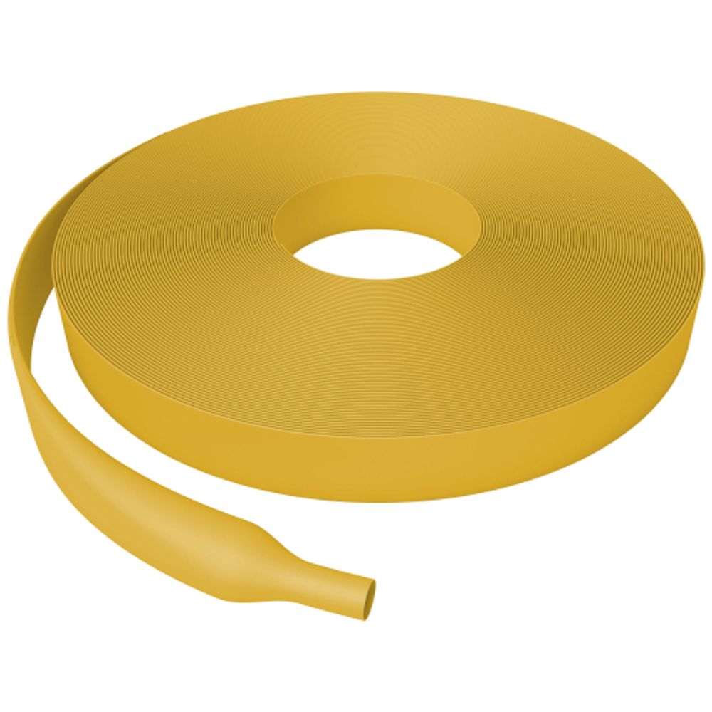 Термоусадочная трубка ЭРА NO-224-304 ТТУ нг-LS 12/6 жёлтая (рулон 100 метров)