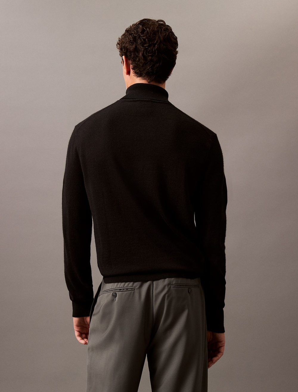 Свитер Calvin Klein Extra Fine Merino Blend Turtleneck Black