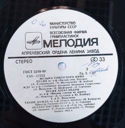 Музыка Советского Кино