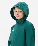 Куртка ветрозащитная DIVISION PerFormPROOF Shower Jacket, темно-зеленый, детский