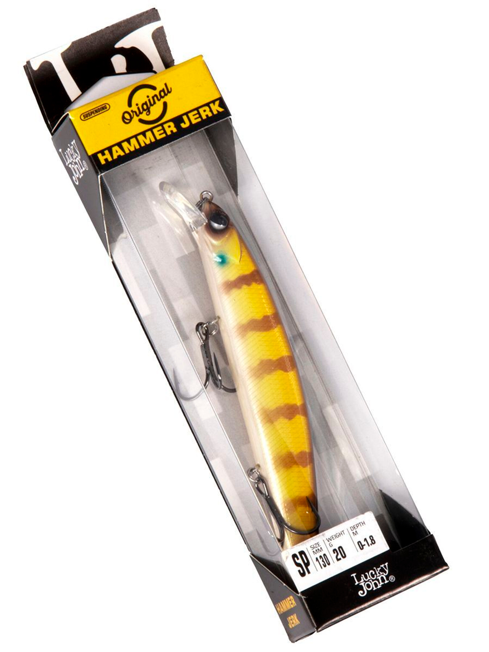 Воблер суспендер Lucky John Original Hammer Jerk SP 13/310