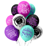 Шар латексный 30см Комплимент Как ни крути (Ассорти)